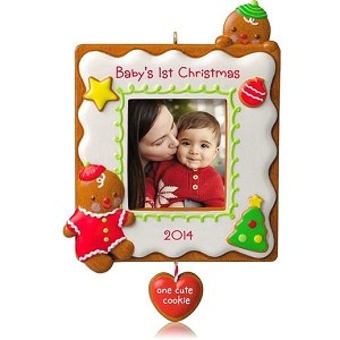 2014 One Cute Cookie, Baby's 1st Christmas, Photo Holder