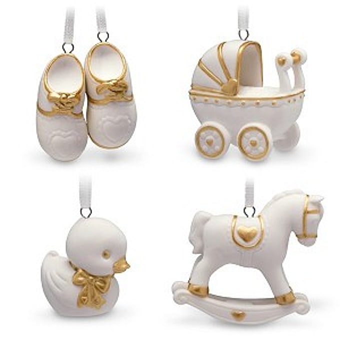 2018 Welcome Baby Ornament Set, Miniature