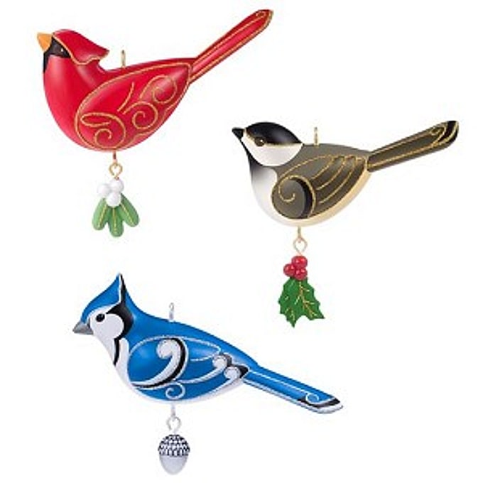 2019 Outdoor Bird Ornament Set