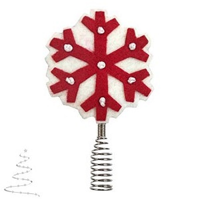2020 Miniature Snowflake Tree Topper