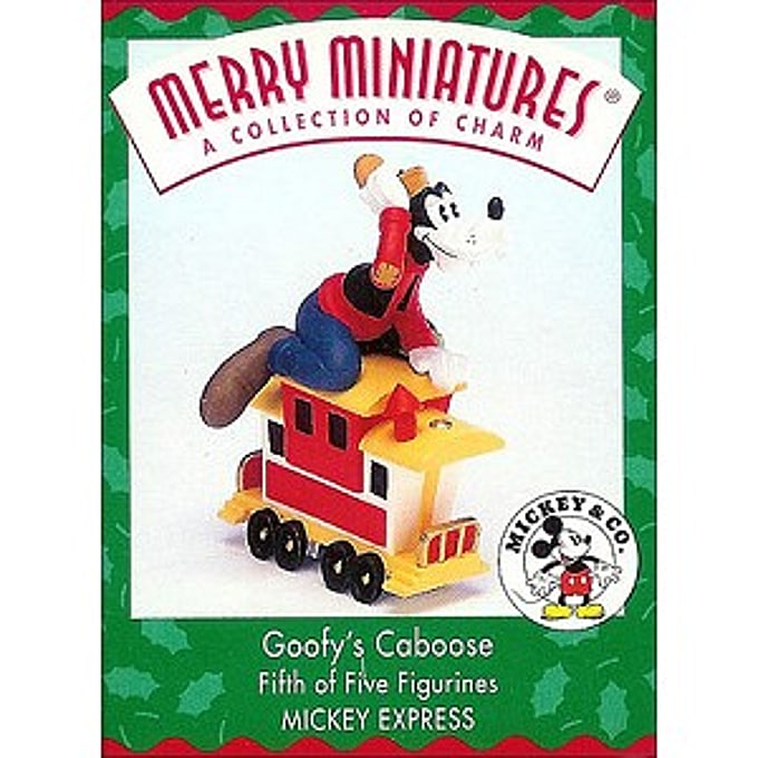 1998 Goofy's Caboose, Disney, Merry Miniatures