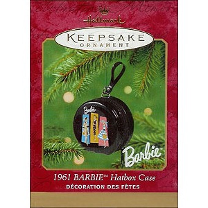 2001 1961 Barbie Hatbox Case