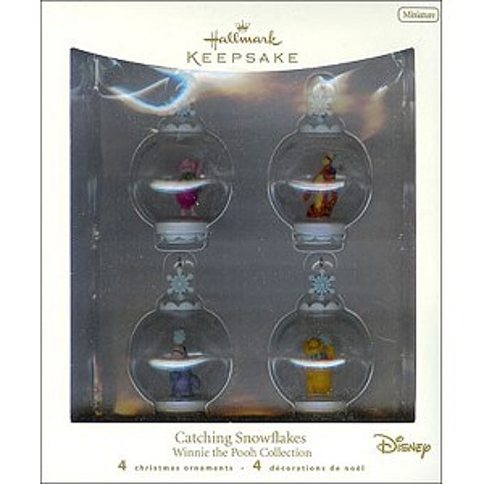 2007 Catching Snowflakes, Winnie the Pooh, Miniature