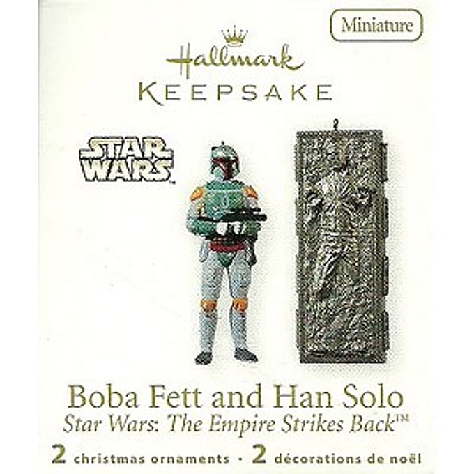 2010 Boba Fett and Han Solo, Star Wars, Miniature