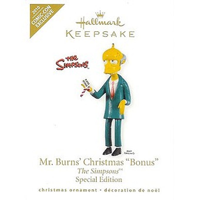 2010 Mr Burns' Christmas Bonus, The Simpsons, SDCC, Rare