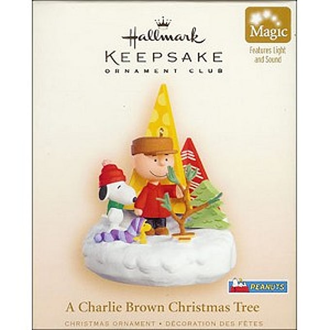 2006 Charlie Brown Christmas Tree, PEANUTS, Club Ornament, Magic