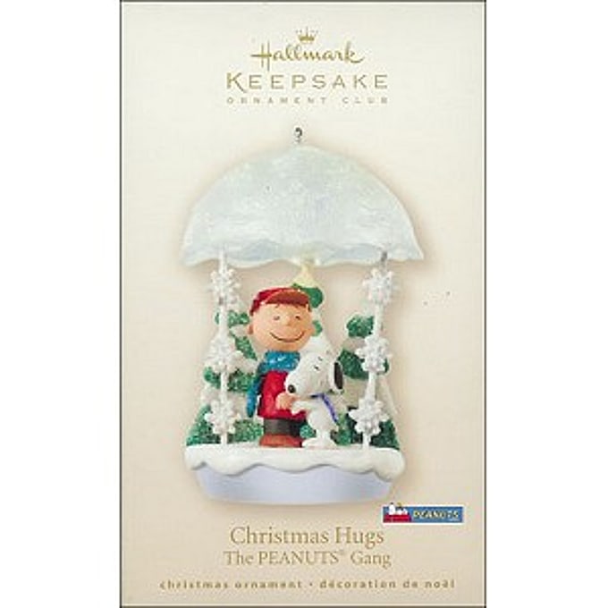 2008 Christmas Hugs, PEANUTS, Club Ornament
