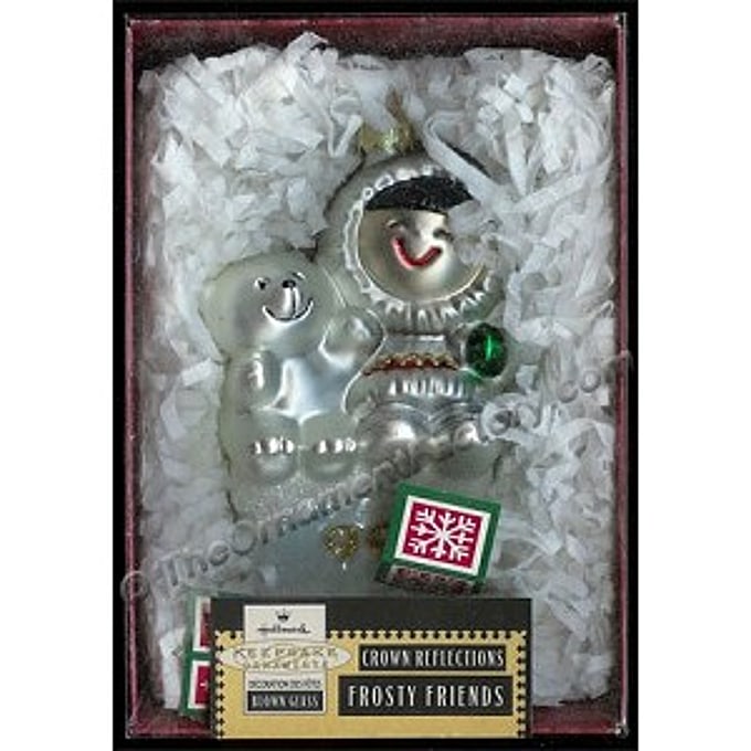 1999 Frosty Friends, Blown Glass