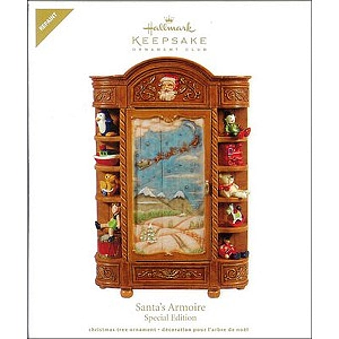 2011 Santa's Armoire, Club Ornament, Colorway, Rare