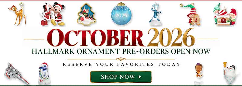 Hallmark Ornament Promotional Banner