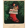 1983 Embroidered Stocking - DB - image 1