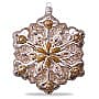 2017 Sparkling Snowflake, PREMIUM ORNAMENT - image 1